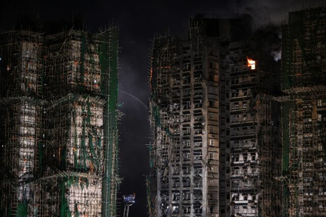 Authorities have begun investigating what sparked the blaze -- Hong Kong's worst in a