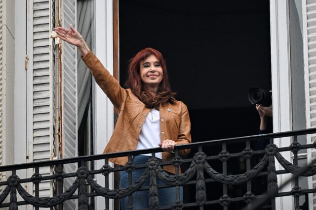 Cristina Kirchner has been under house arrest after being convicted of fraud in a separate