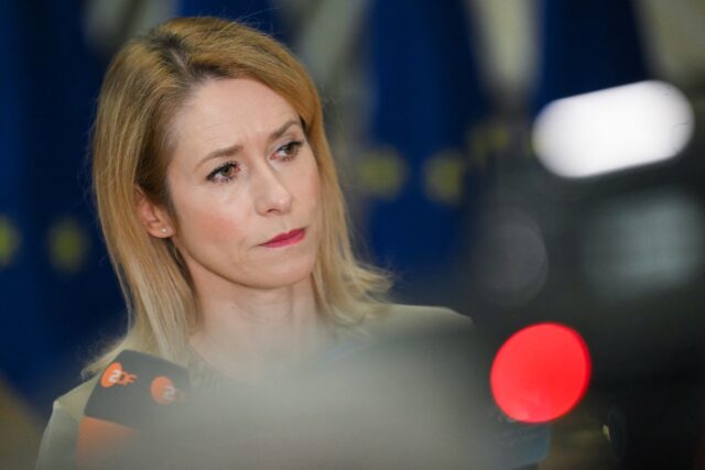 EU top diplomat Kaja Kallas said any peace plan for Ukraine would need both Kyiv and its E
