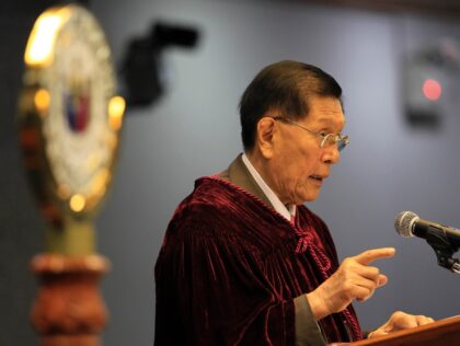 Juan Ponce Enrile, known as the architect of the Philippines' martial law dictatorshi