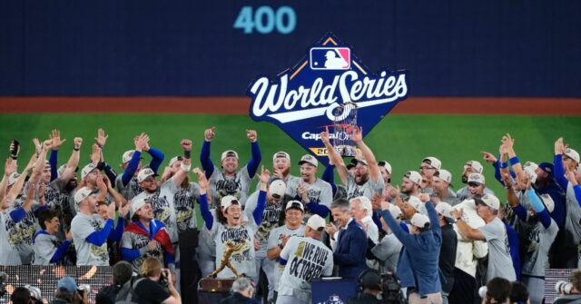 
                            Dodgers clinch back-to-back World Series as Blue Jays downed in thriller - Breitbart