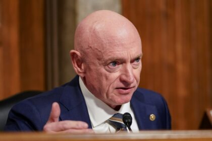 Senator Mark Kelly, a decorated Navy combat pilot and former astronaut, also appeared in t