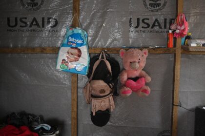 The shack of Sandra Ramos, which was built with the help of the US Agency for the Internat