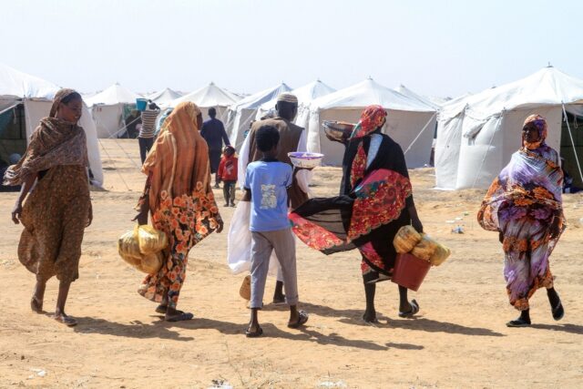Sudanese people who fled El-Fasher have found shelter at a refugee camp in the northern to
