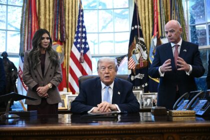 US President Donald Trump meets with the White House Task Force on the FIFA World Cup 2026