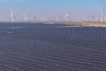 Wind turbines and solar panels -- key to the world's geen energy transition -- are se