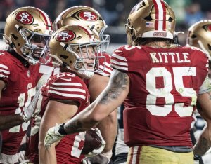 Christian McCaffrey helps carry 49ers past Panthers