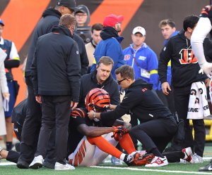 Kamara, Mayfield, Higgins among injured in NFL's Week 12