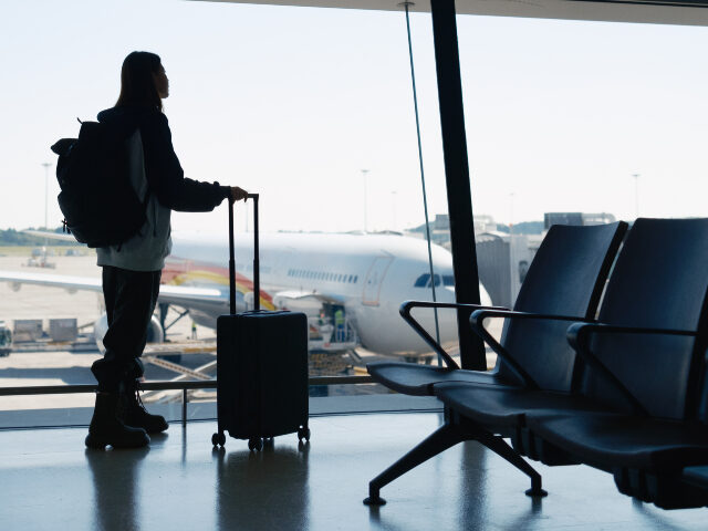 woman at airport
