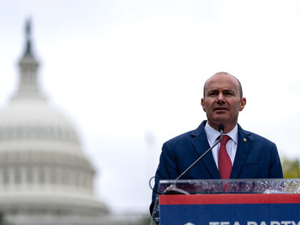 WASHINGTON, DC - SEPTEMBER 10: Sen. Mike Lee (R-UT) speaks during a "Only Citizens Vote" b