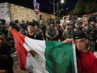 Texas Troopers Stand Guard over Security Operations at Historic Alamo
