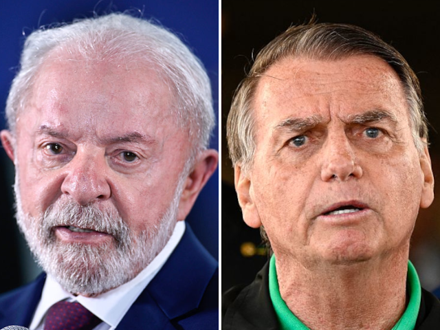 Brazilian President Lula da Silva and former Brazilian President Jair Bolsonaro