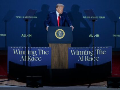 Donald Trump speaks on AI