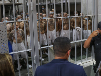 Director Belarmino Garcia explaining gang members' tattoos at the Terrorism Confineme