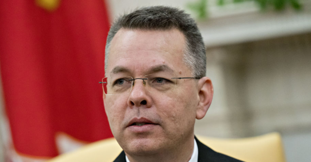 U.S. Pastor Andrew Brunson speaks during a meeting with U.S. President Donald Trump, not pictured, in the Oval Office of the White House in Washington, D.C., U.S., on Saturday, Oct. 13, 2018. A Turkish court set Brunson free after holding him in prison for almost two years after having been accused of collaborating with terrorist groups and participating in a 2016 coup attempt in Turkey. Photographer: Andrew Harrer/Bloomberg via Getty Images