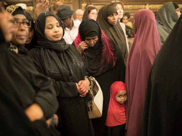 GettyImages-1156595606 Members of the Somali community listened as Governor Mark Dayton spoke about latest develo