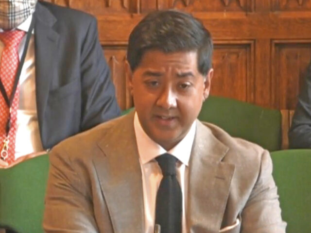 Imran Ahmed, the chief executive from the Center for Countering Digital Hate (CCDH), givin