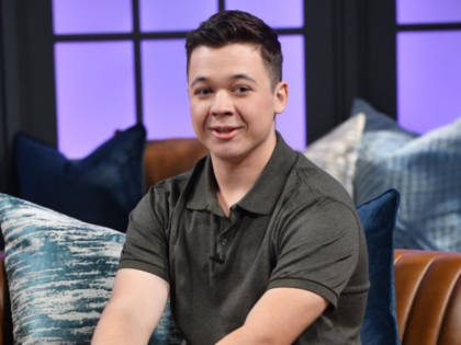 GettyImages-1366680324 NASHVILLE, TENNESSEE - JANUARY 24: Kyle Rittenhouse is seen on set of "Candace" on January