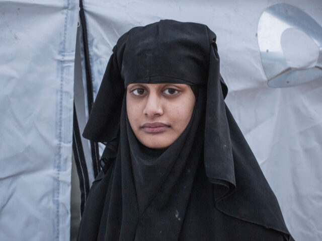 AL HOL CAMP, NE SYRIA - FEBRIARY 22: British-born Shemima Begum, 19, from Bethnal Green in