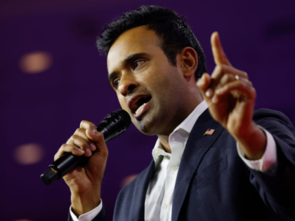 NATIONAL HARBOR, MARYLAND - FEBRUARY 24: Former Presidential candidate Vivek Ramaswamy, sp