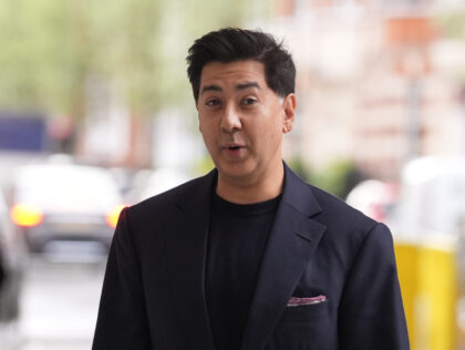 Imran Ahmed, founder and CEO of the Center for Countering Digital Hate, arrives at BBC Bro