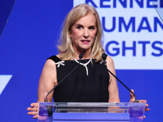 NEW YORK, NEW YORK - DECEMBER 11: Kerry Kennedy speaks onstage during the Robert F. Kenned