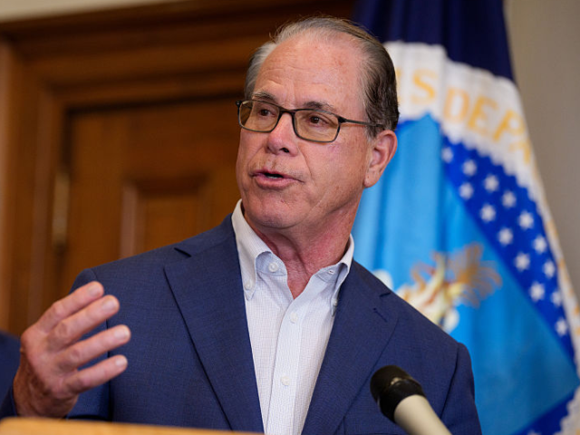 GettyImages-2218965899 WASHINGTON, DC - JUNE 10: Indiana Gov. Mike Braun, accompanied by Health and Human Service