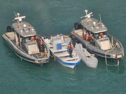 SANTA MARTA, COLOMBIA - JULY 2: (-----EDITORIAL USE ONLY MANDATORY CREDIT - 'COLOMBIAN NAV