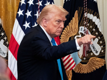 US President Donald Trump during a "Making Health Technology Great Again" event in the Eas