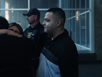 BALTIMORE, MARYLAND - AUGUST 25: Kilmar Abrego Garcia enters a U.S. Immigration and Custom