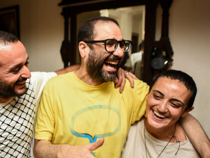 CAIRO, EGYPT - SEPTEMBER 23: The British-Egyptian activist and blogger Alaa Abd El-Fattah