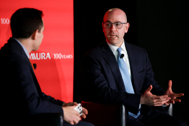 Key Speakers At The Nomura Research Forum Stephen Miran, governor of the US Federal Reserve, at the Nomura Research Forum during the