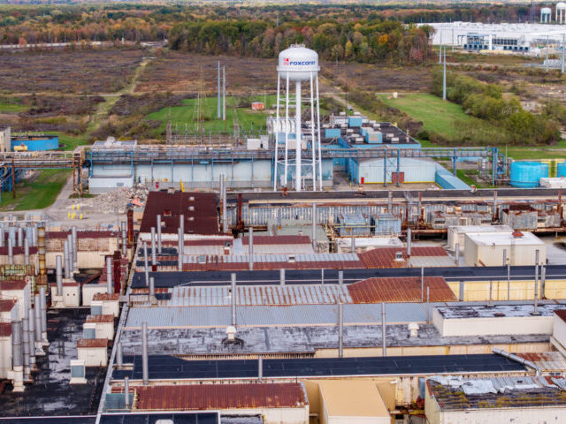 The former General Motors and Foxconn factory in Lordstown, Ohio, US, on Thursday, Oct. 23