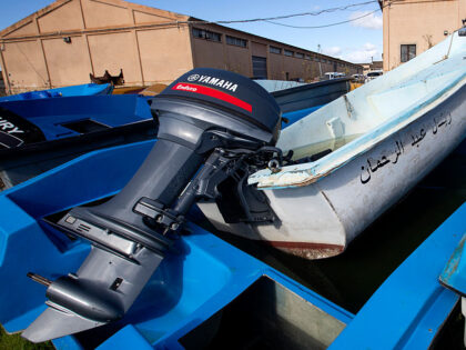 Small migrant boats, known as 'pateras', used primarily by migrants on their sea