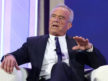 US Secretary of Health and Human Services Robert F. Kennedy Jr. speaks during the Make Ame