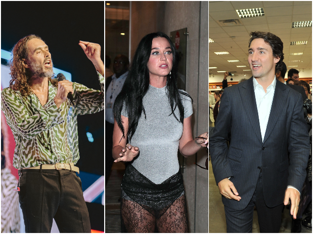 English comedian and actor Russell Brand speaks during Turning Point's annual America