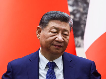 Chinese President Xi Jinping attends a signing ceremony for agreements at the Great Hall o