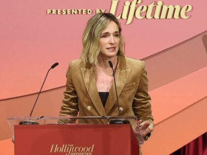 Molly McNearney speaks onstage during The Hollywood Reporter Women In Entertainment Presen