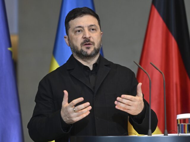 BERLIN, GERMANY - DECEMBER 15: Ukrainian President Volodymyr Zelenskyy and German Chancell