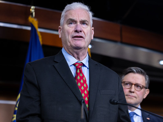 WASHINGTON, DC - DECEMBER 16: House Majority Whip Tom Emmer (R-MN) speaks at a press confe