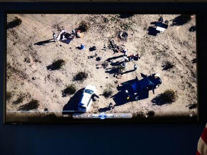 Los Angeles, CA - December 15:The FBI released a video they say of people in the desert pr