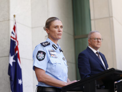 CANBERRA, AUSTRALIA - DECEMBER 19: Australian Federal Police Commissioner Krissy Barrett s