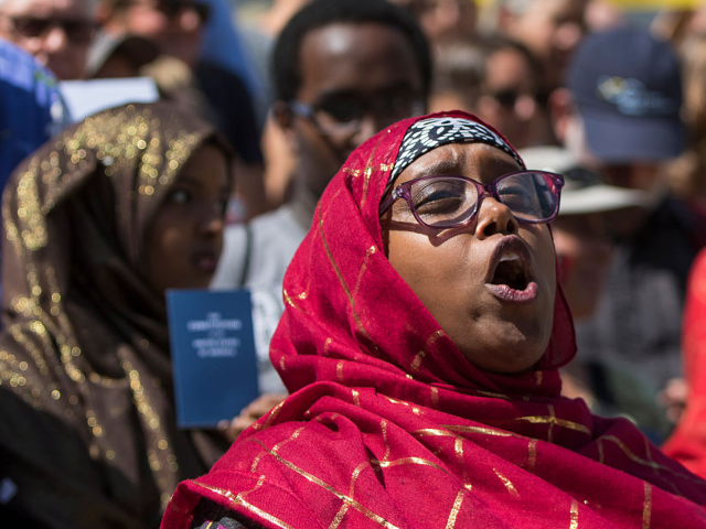 PORTLAND, ME - AUGUST 5: Deqa Dhalac, one of the leaders at the Somali Community Center of