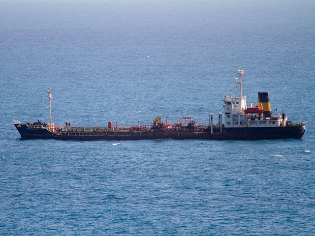 GettyImages1938432532 View of the Crude Oil Tanker President, anchored in Pampatar Bay two years ago in Margarit