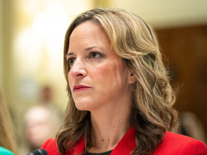 Michigan Secretary of State Jocelyn Benson waits to testify during the House Administratio