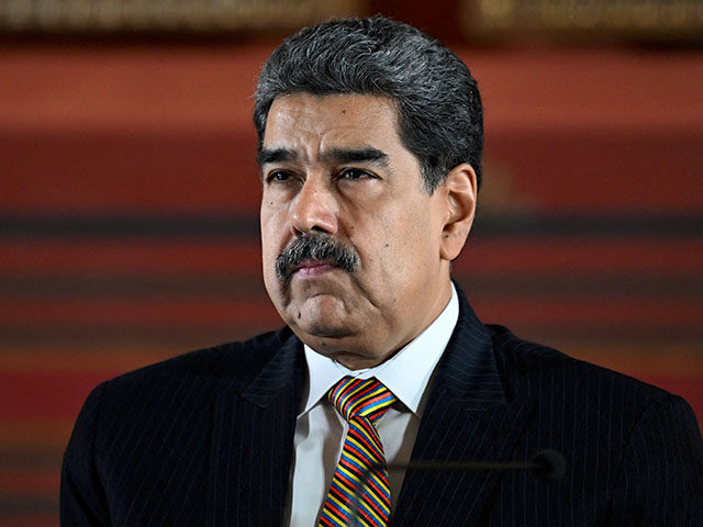 GettyImages2230686132 Venezuela's President Nicolas Maduro looks on during a meeting at the National Assembly in