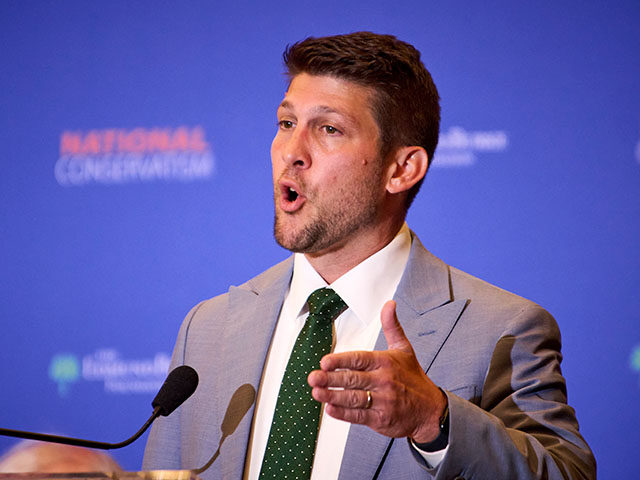 James Uthmeier speaks at the National Conservatism Conference in Washington D.C., Sept. 3,