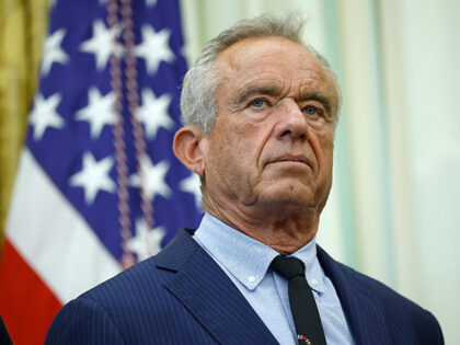 GettyImages2241484559 Health and Human Services Secretary Robert F. Kennedy Jr. attends an event as U.S. Preside