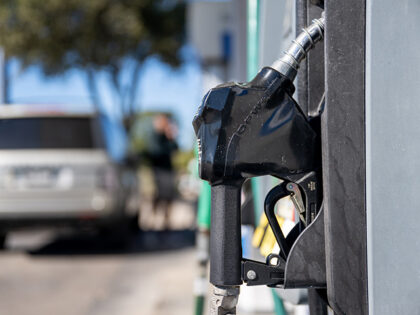 GettyImages2248589920 A gas pump is seen on November 26, 2025 in Austin, Texas. Gas prices are near their lowest