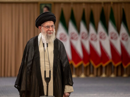 TEHRAN, IRAN - JULY 5: Iranian Supreme Leader Ayatollah Ali Khamenei speaks after casting